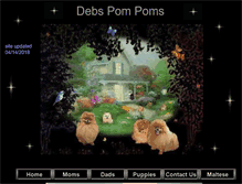 Tablet Screenshot of debspompoms.com